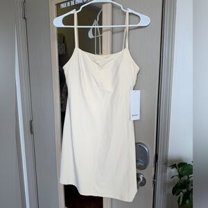NWT lululemon align cami strap dress yellow